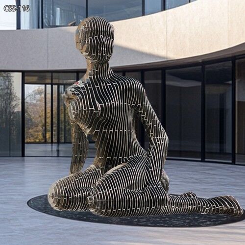 Modern Metal Isabelle Disappearing Sculpture Replica