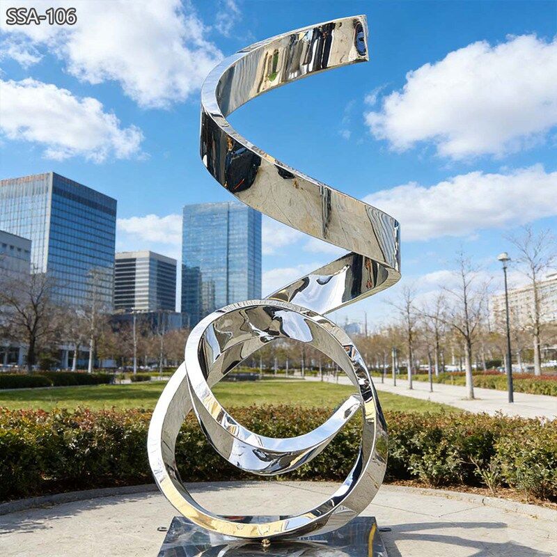 Mirror Stainless Steel Sculpture - YouFine