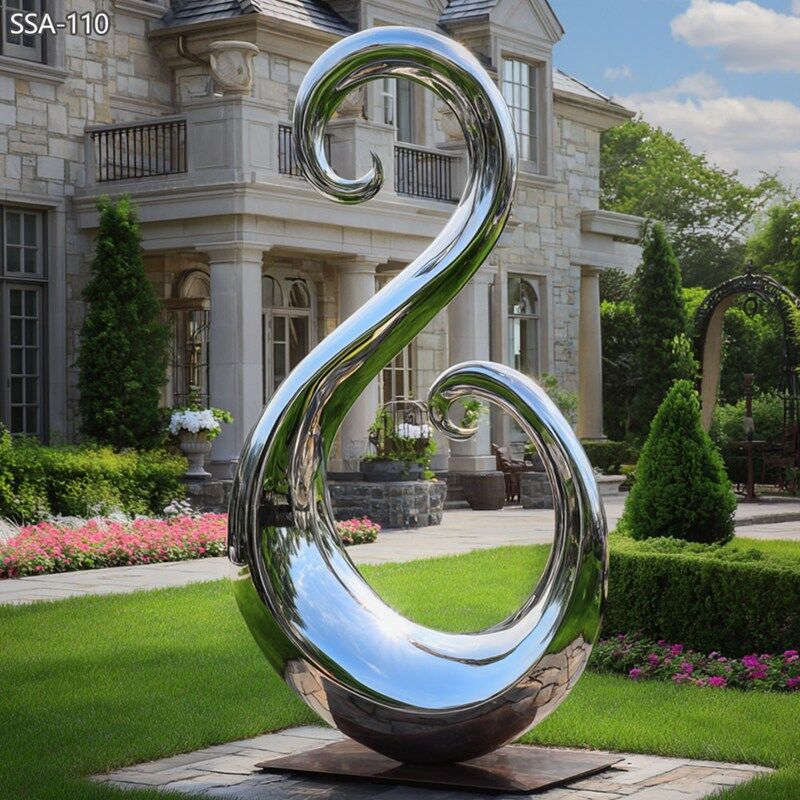 Mirror Stainless Steel Sculpture - YouFine