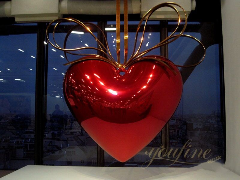 Large Welded Metal Heart Sculpture for Outdoor- YouFine